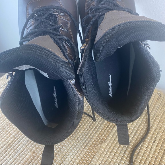 Men’s Eddie Bauer Everett Leather Waterproof Hiking Boots in Brown Size 13 - Picture 12 of 12